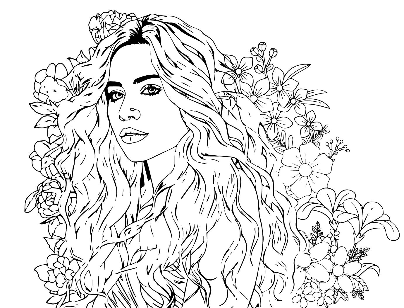 Shakira Para Colorear 22