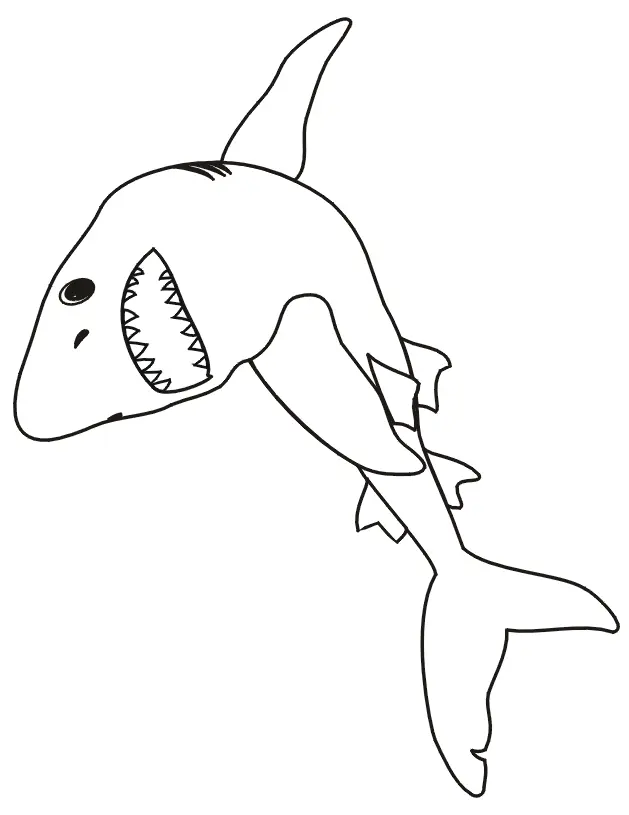 Haifisch Ausmalbilder 13