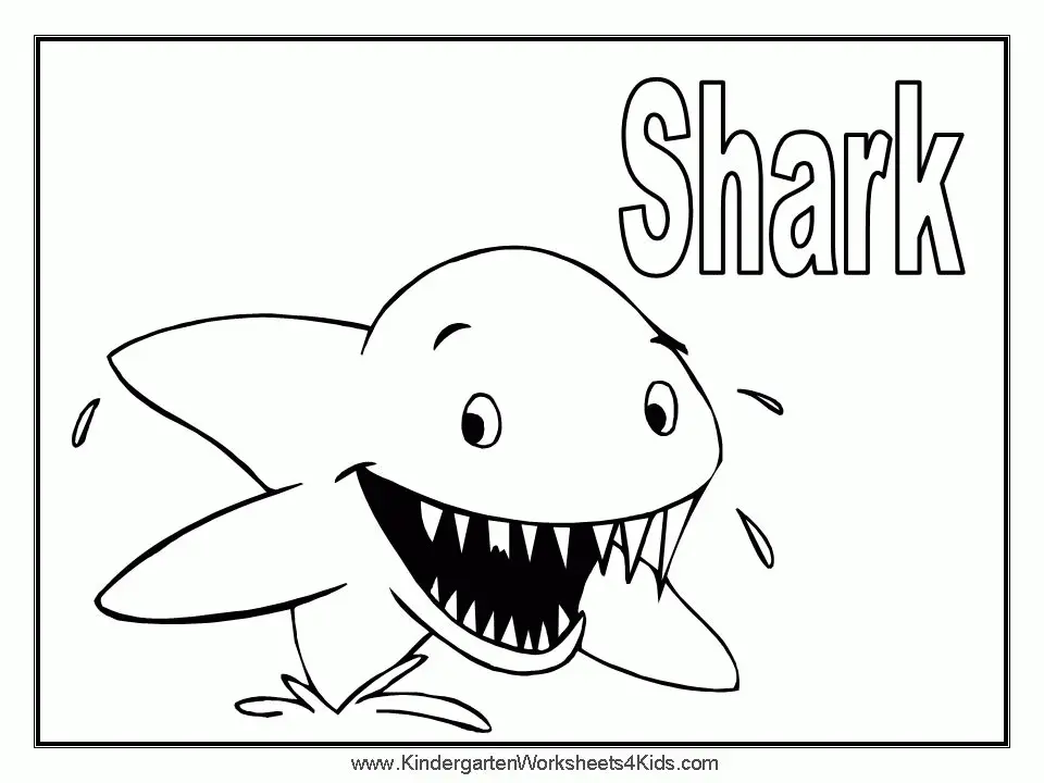 Haifisch Ausmalbilder 5