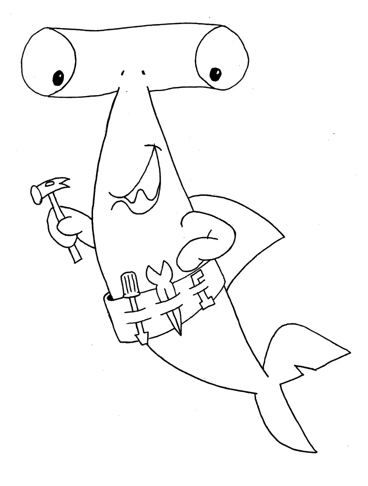 Haifisch Ausmalbilder 7