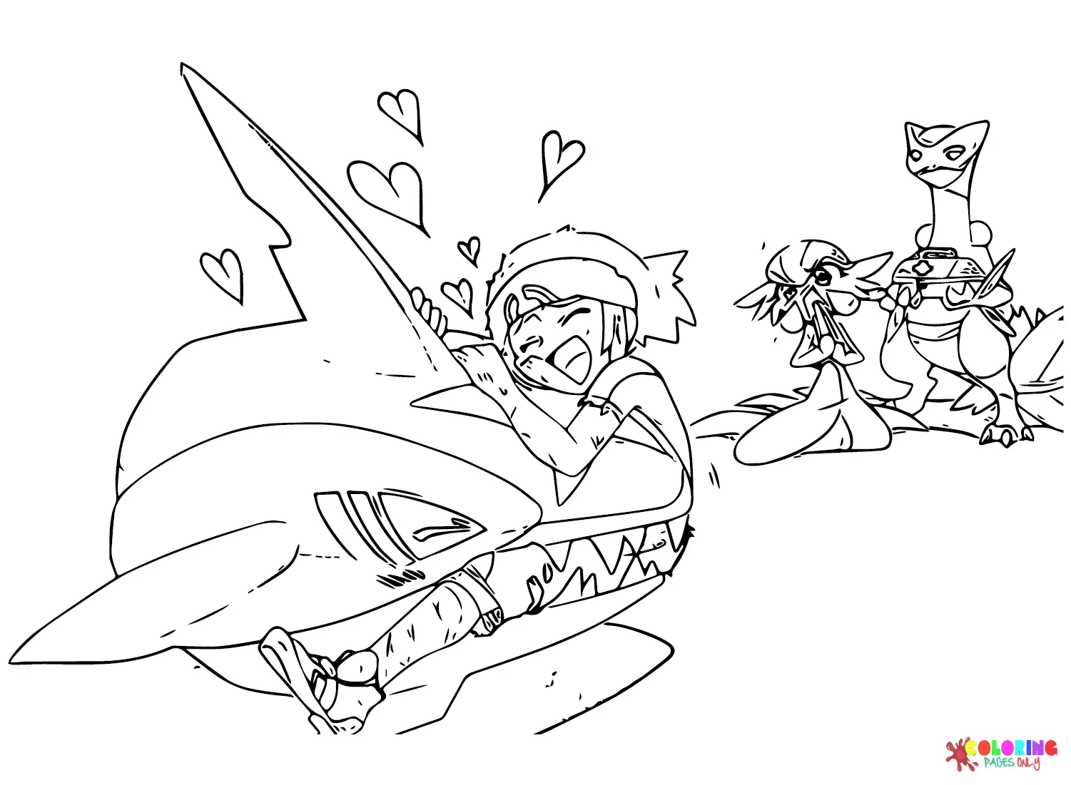Sharpedo Coloring Pages 8