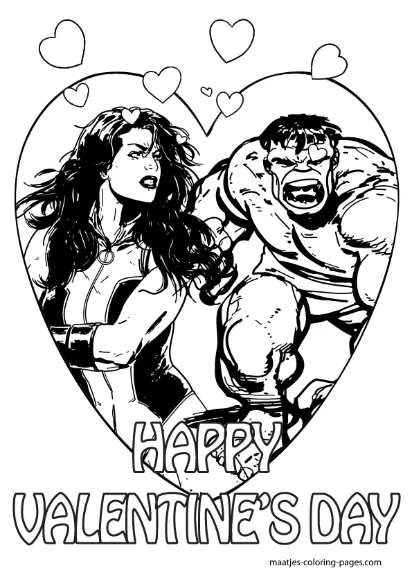 She Hulk Ausmalbilder