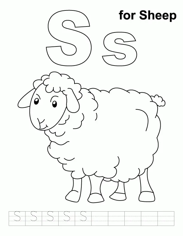 Schaf Ausmalbilder 21