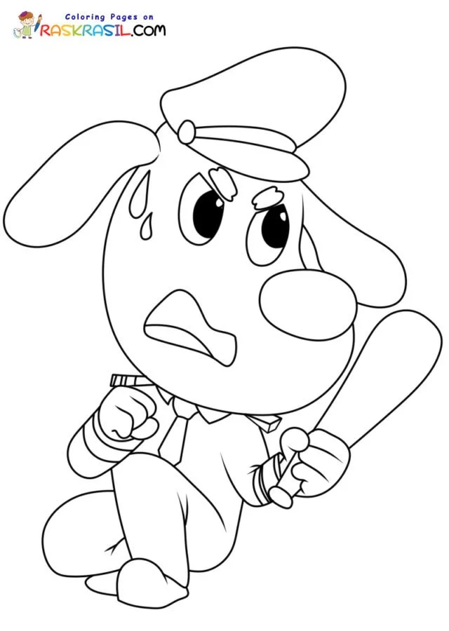 Sheriff Labrador Ausmalbilder 19