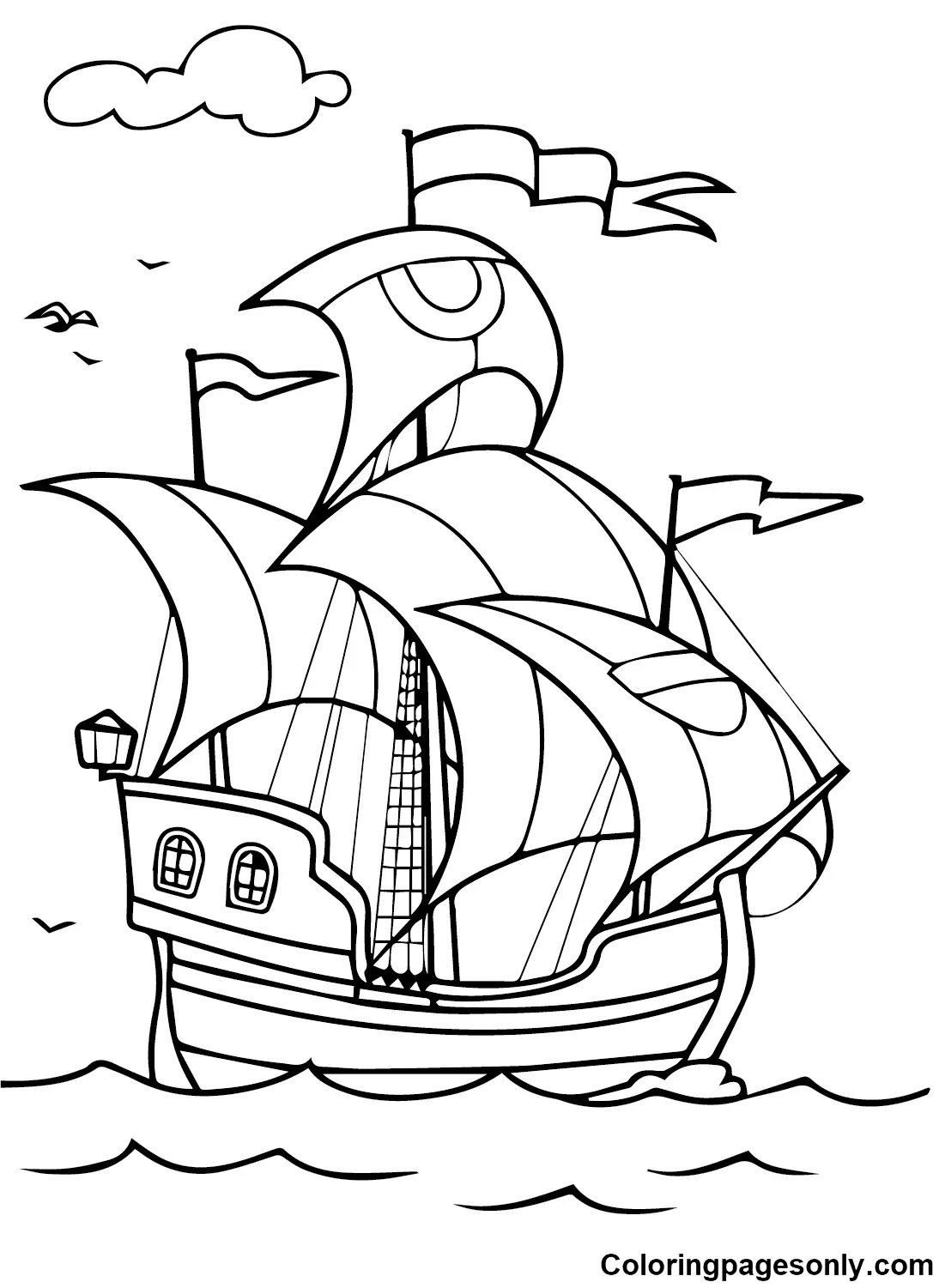 Barcos Para Colorear 41