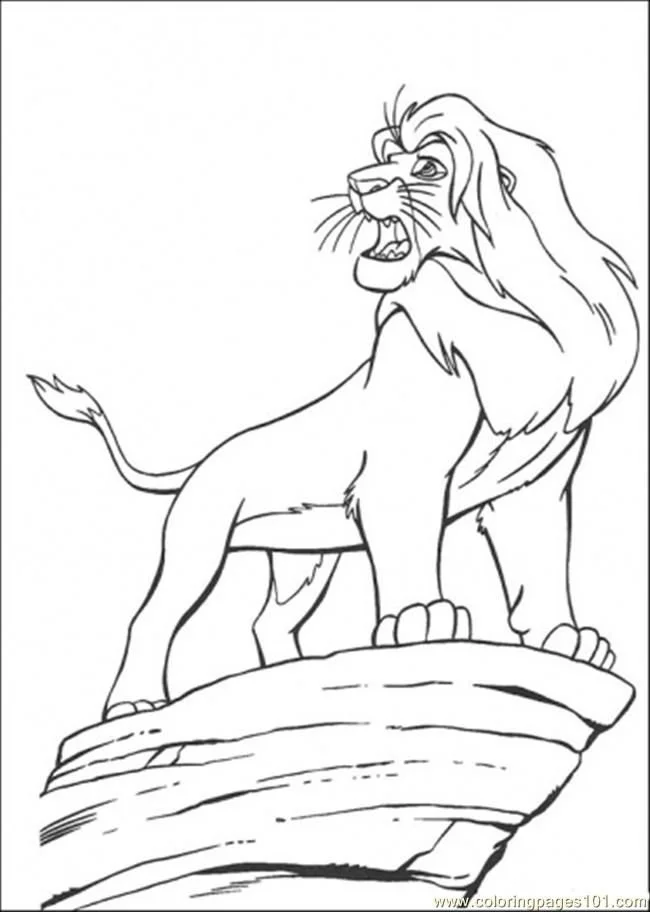 Simba Ausmalbilder 5