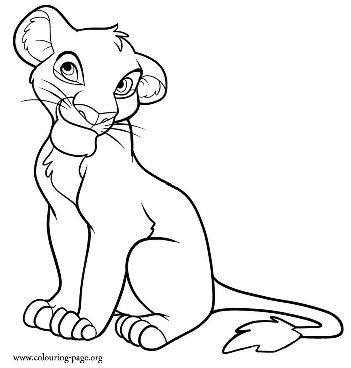 Simba Ausmalbilder 6