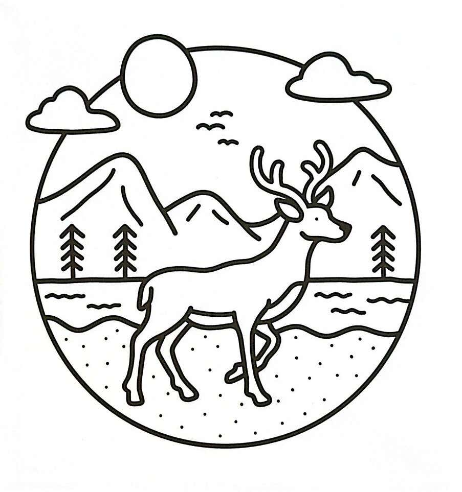 Simple Art Coloring Pages 38