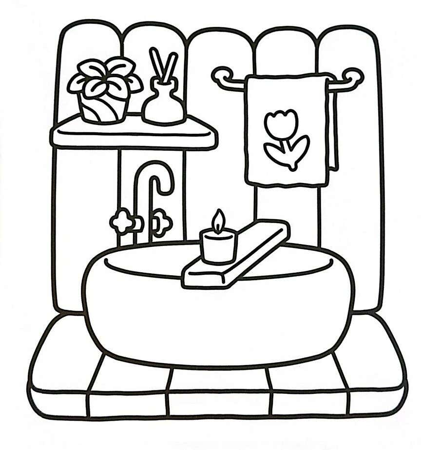 Simple Art Coloring Pages 43