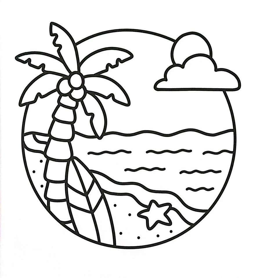 Simple Art Coloring Pages 5