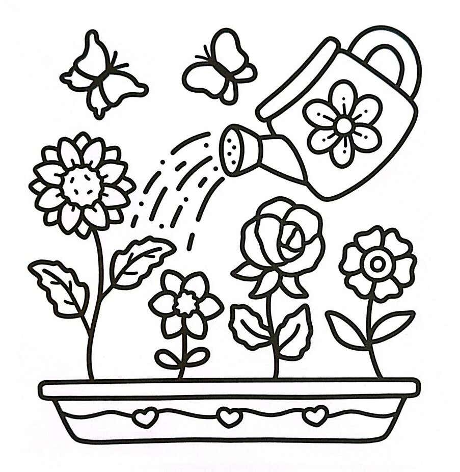 Simple Art Coloring Pages 52