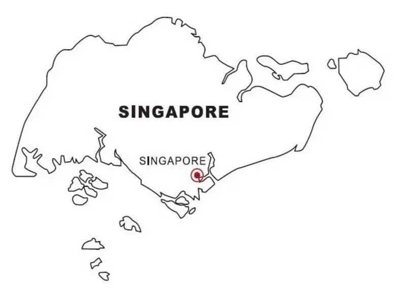Singapur Para Colorear 12