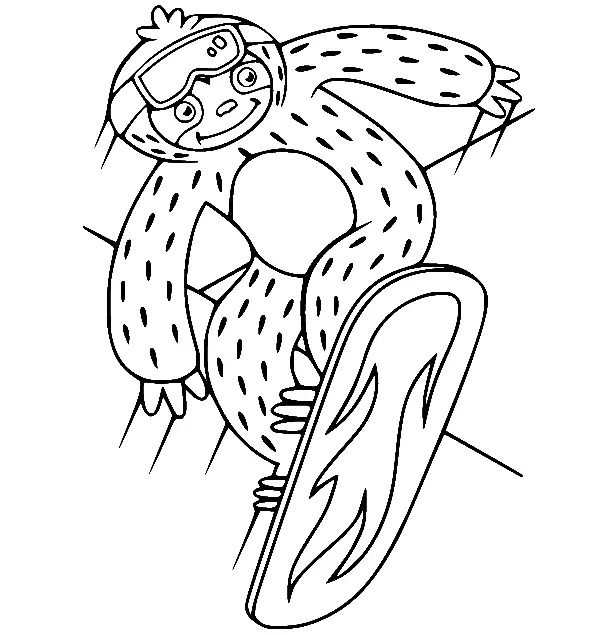 Ameisenbär Ausmalbilder 44