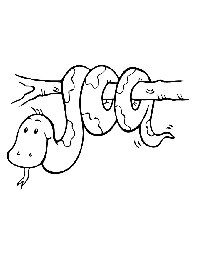 Snake Coloring Pages 108