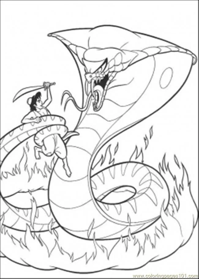 Snake Coloring Pages 11