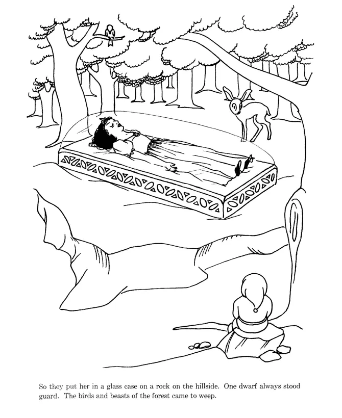Desenhos de Branca de Neve Para Colorir 21