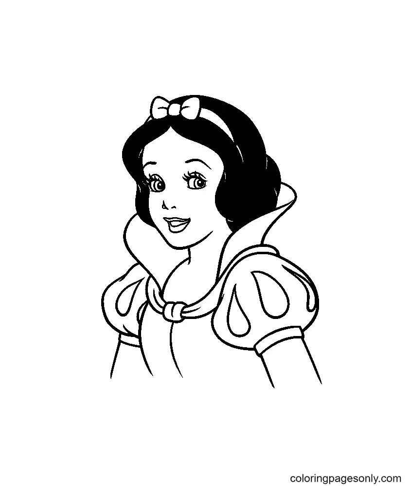 Desenhos de Branca de Neve Para Colorir 41
