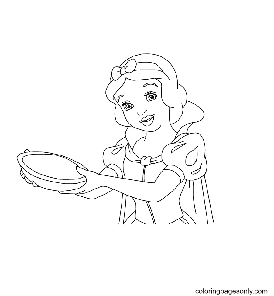 Desenhos de Branca de Neve Para Colorir 61