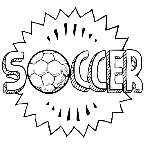 Futebol para colorir 12