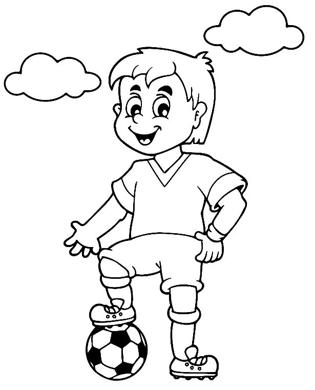 Futebol para colorir 28