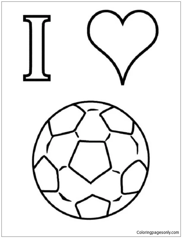 Futebol para colorir 3