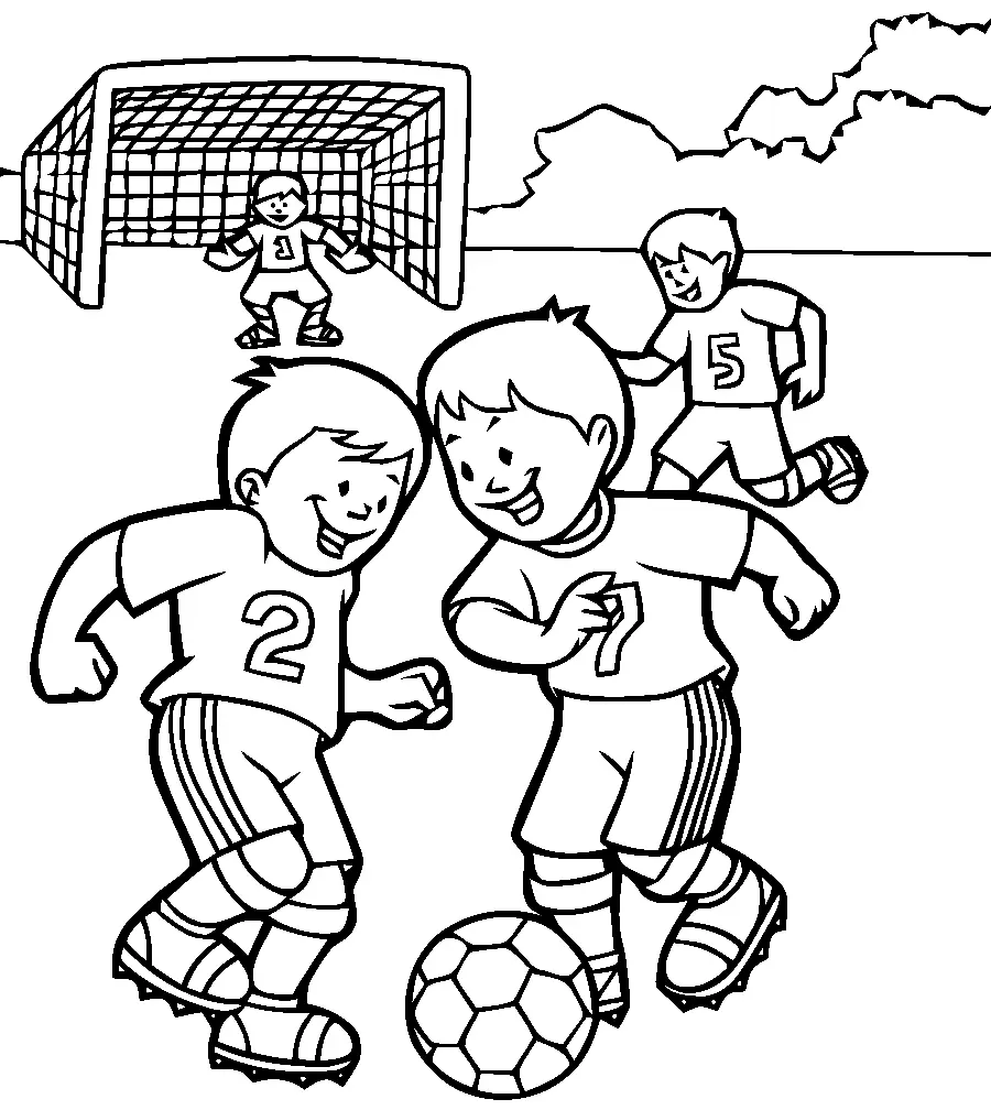 Futebol para colorir 48