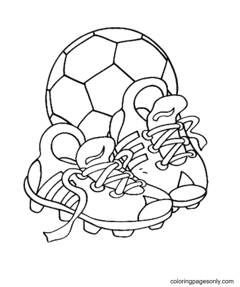 Futebol para colorir 6