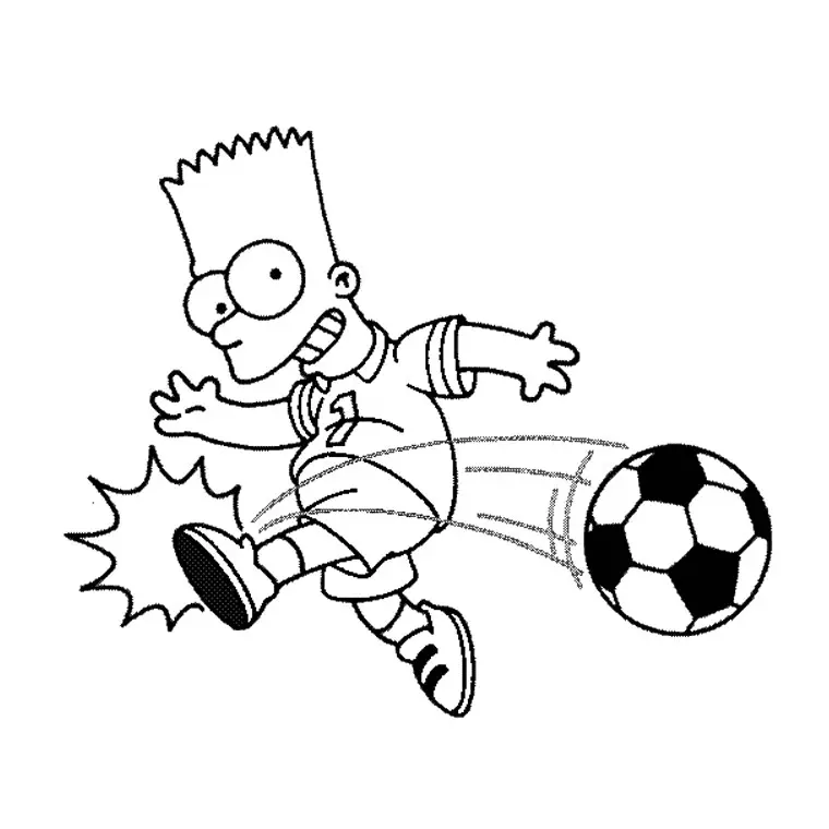 Futebol para colorir 8