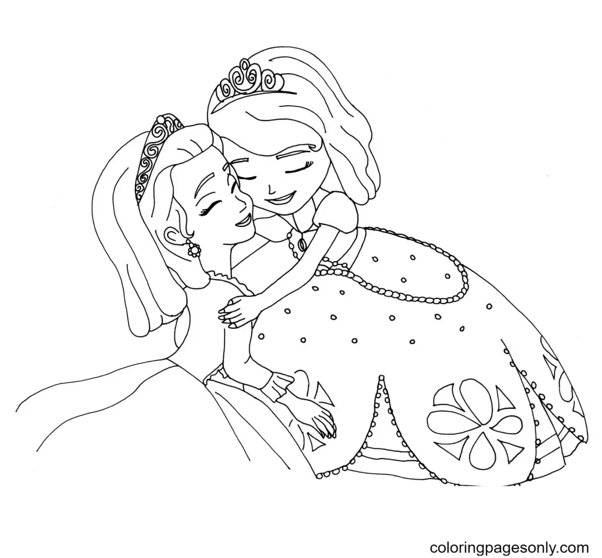 Desenhos de Princesinha Sofia Para Colorir 95