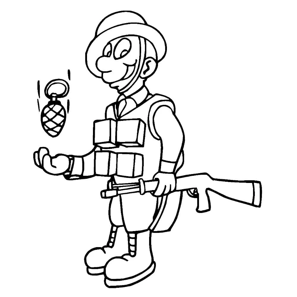 Soldiers Coloring Pages 35