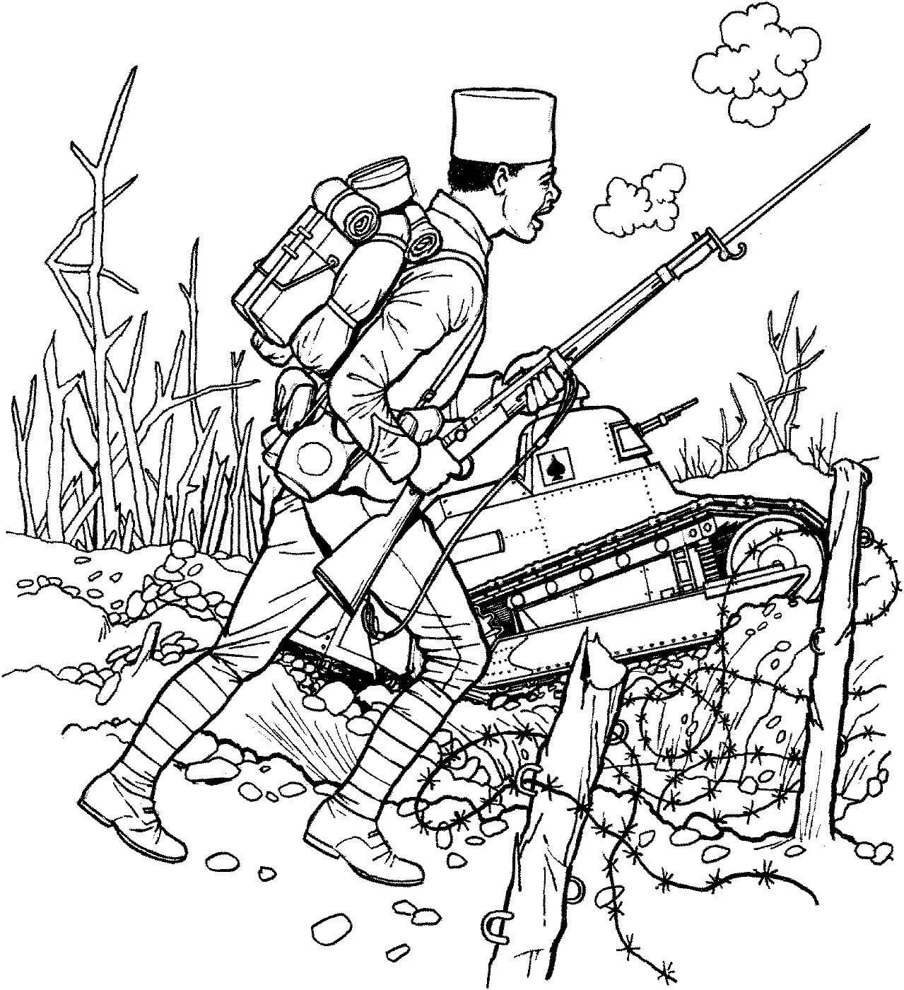 Soldiers Coloring Pages 41