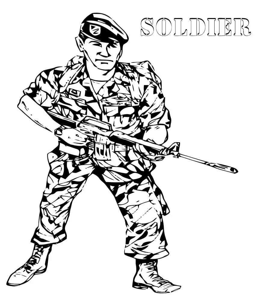 Soldiers Coloring Pages 55
