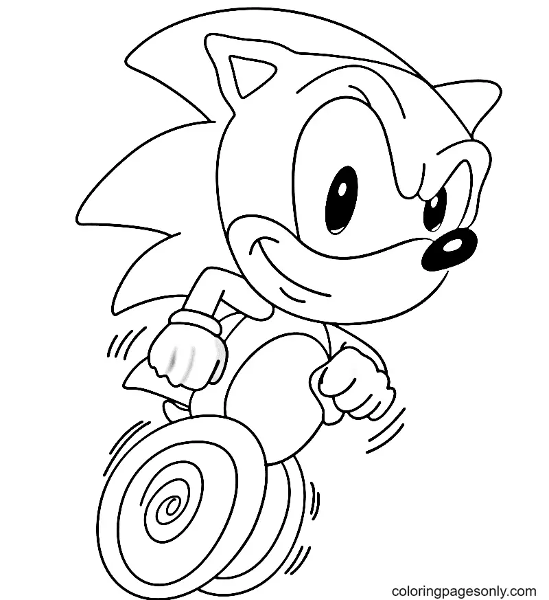 Sonic Ausmalbilder 10