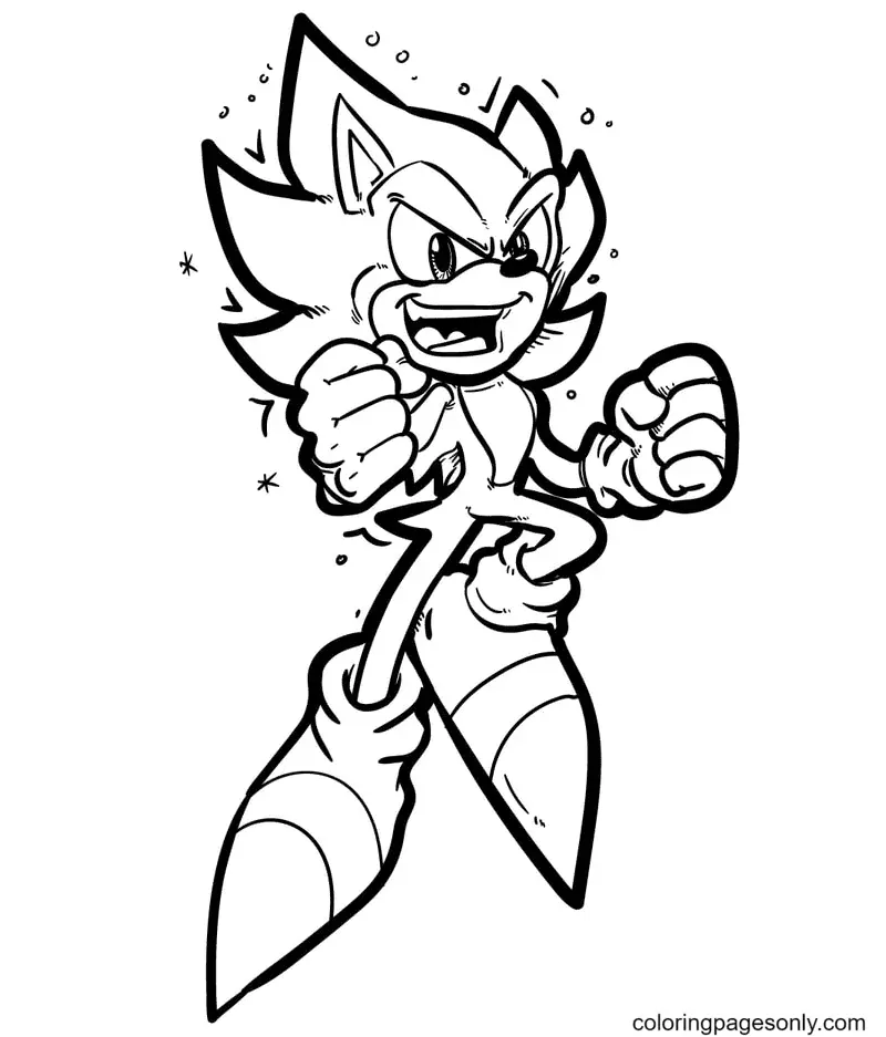 Sonic Ausmalbilder 2