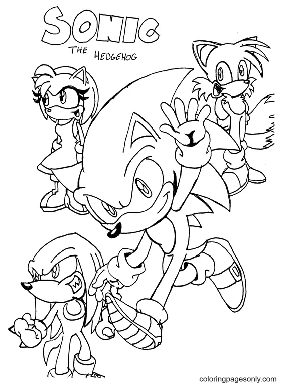 Sonic Ausmalbilder 23