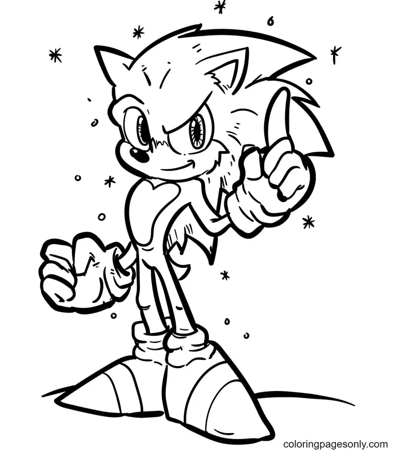 Sonic Ausmalbilder 31