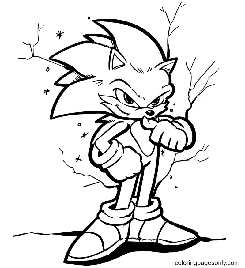 Sonic Ausmalbilder 38