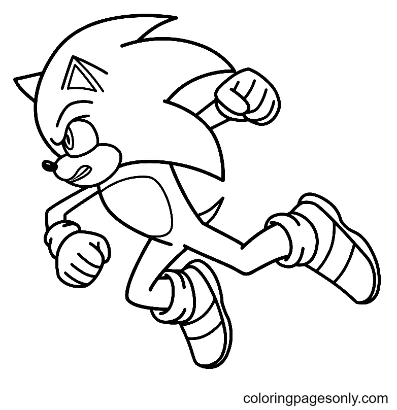 Sonic Ausmalbilder 4