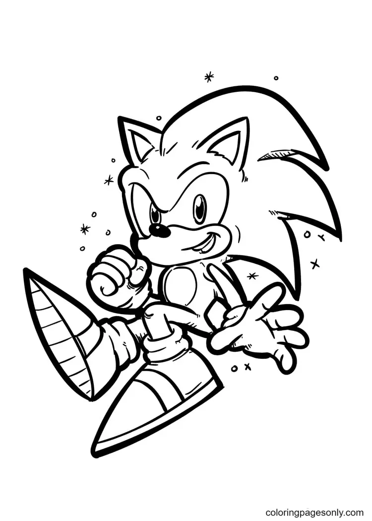 Sonic Ausmalbilder 48