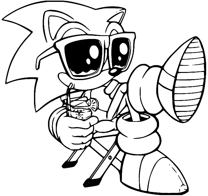 Sonic Ausmalbilder 68