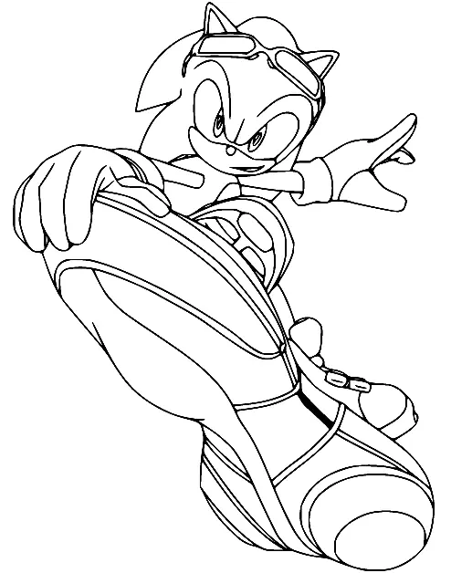 Sonic Ausmalbilder 71