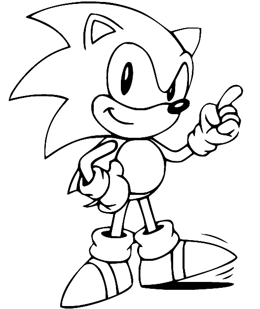 Sonic Ausmalbilder 87
