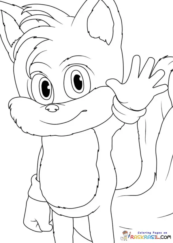Desenhos de Sonic 2 O filme Para Colorir 49