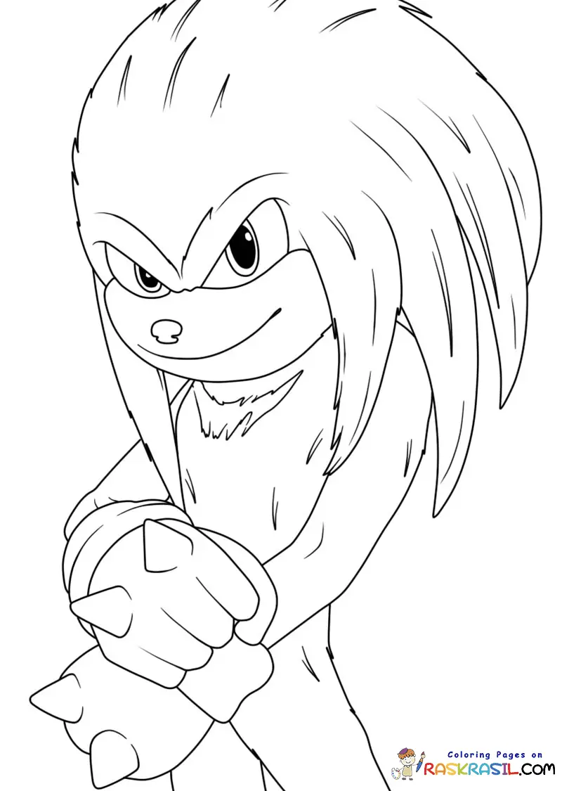 Desenhos de Sonic 2 O filme Para Colorir 52