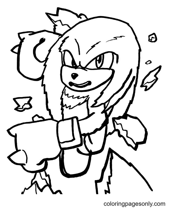 Desenhos de Sonic 2 O filme Para Colorir 55