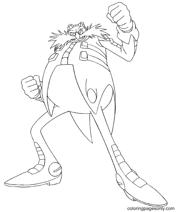 Desenhos de Sonic 2 O filme Para Colorir 58