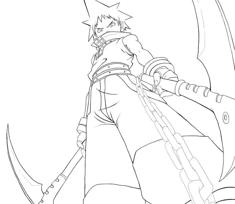 Soul Eater Coloring Pages 10