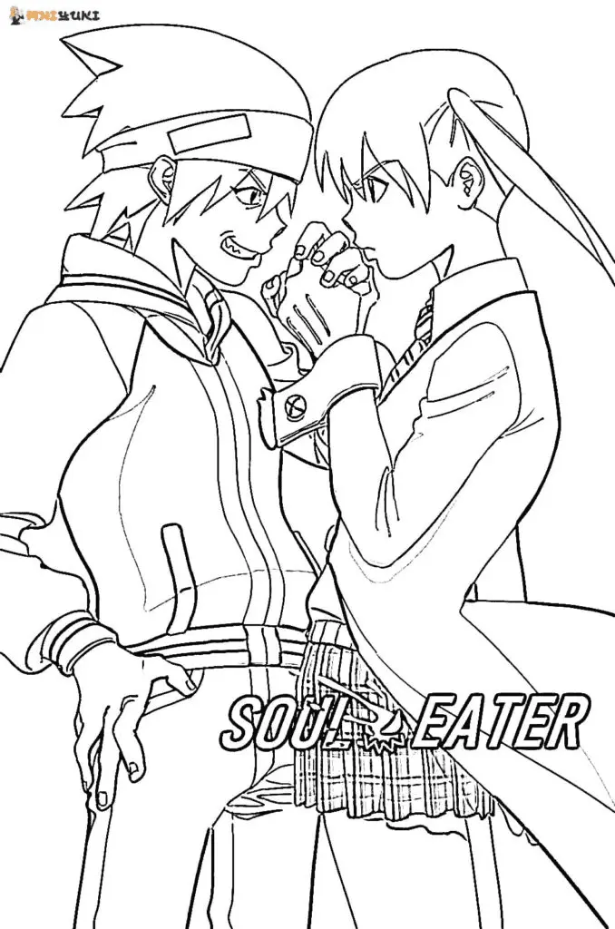 Soul Eater Coloring Pages 8