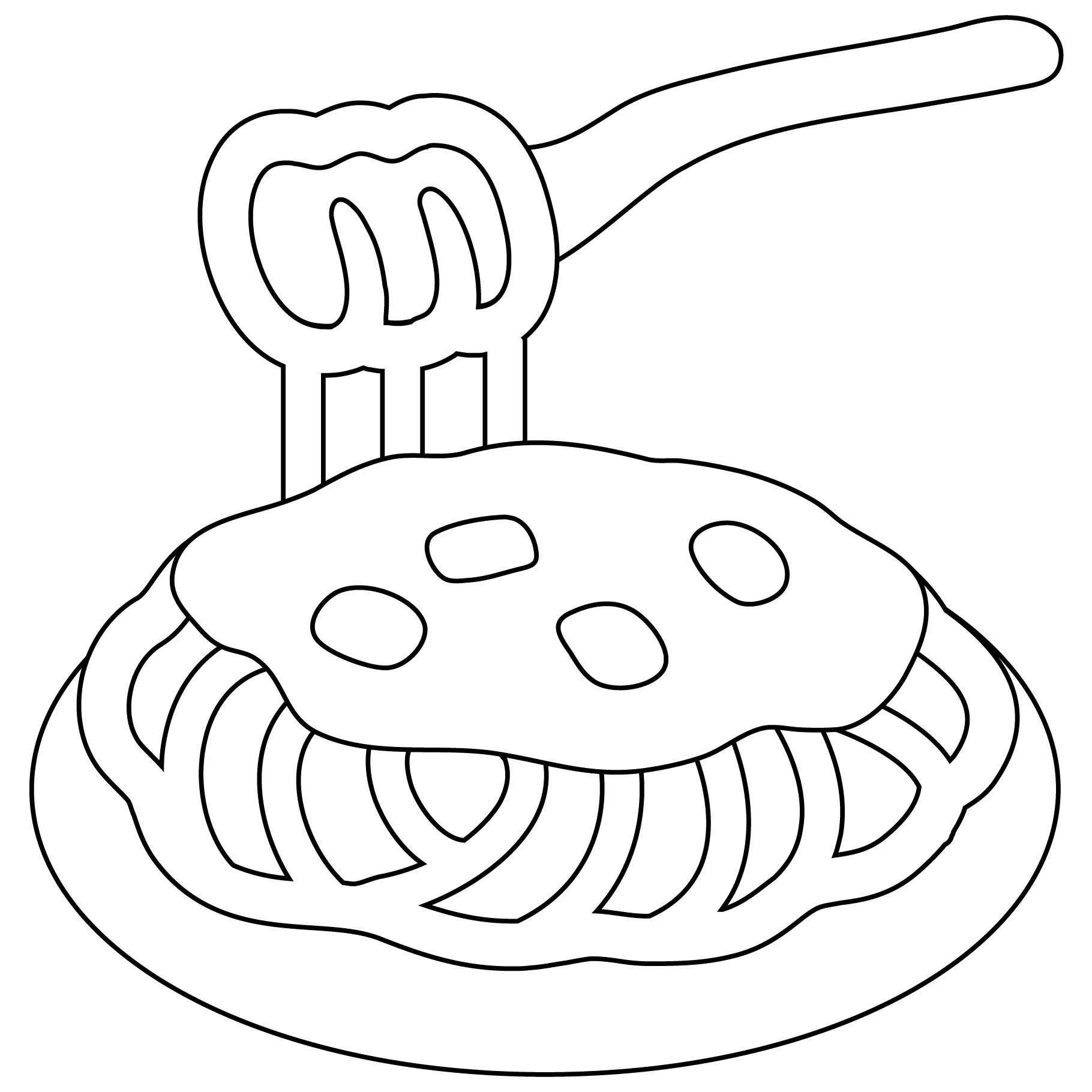 Espagueti Para Colorear 18