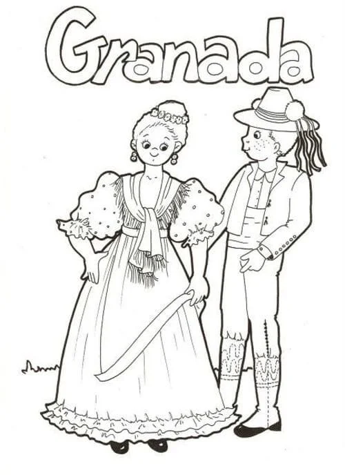 Spain Coloring Pages 44